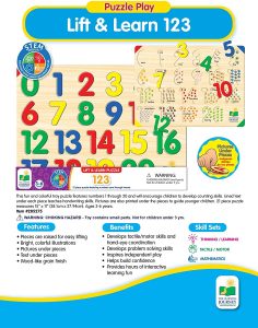 The Learning Journey: Lift & Learn 123 Number Puzzle